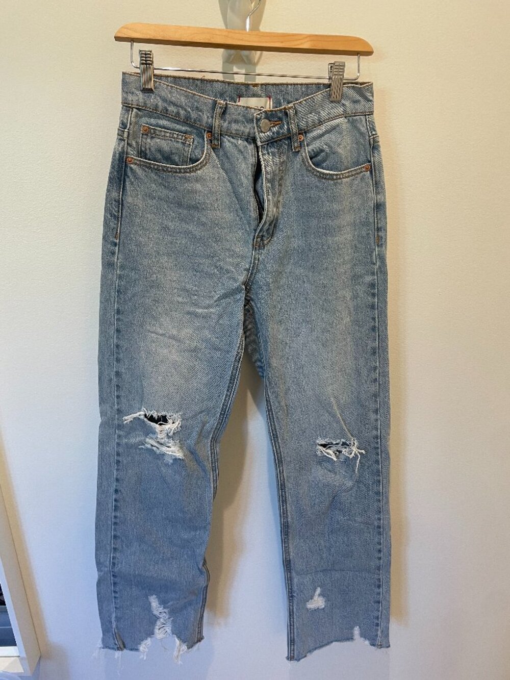 BDG Distressed Light Wash Jeans